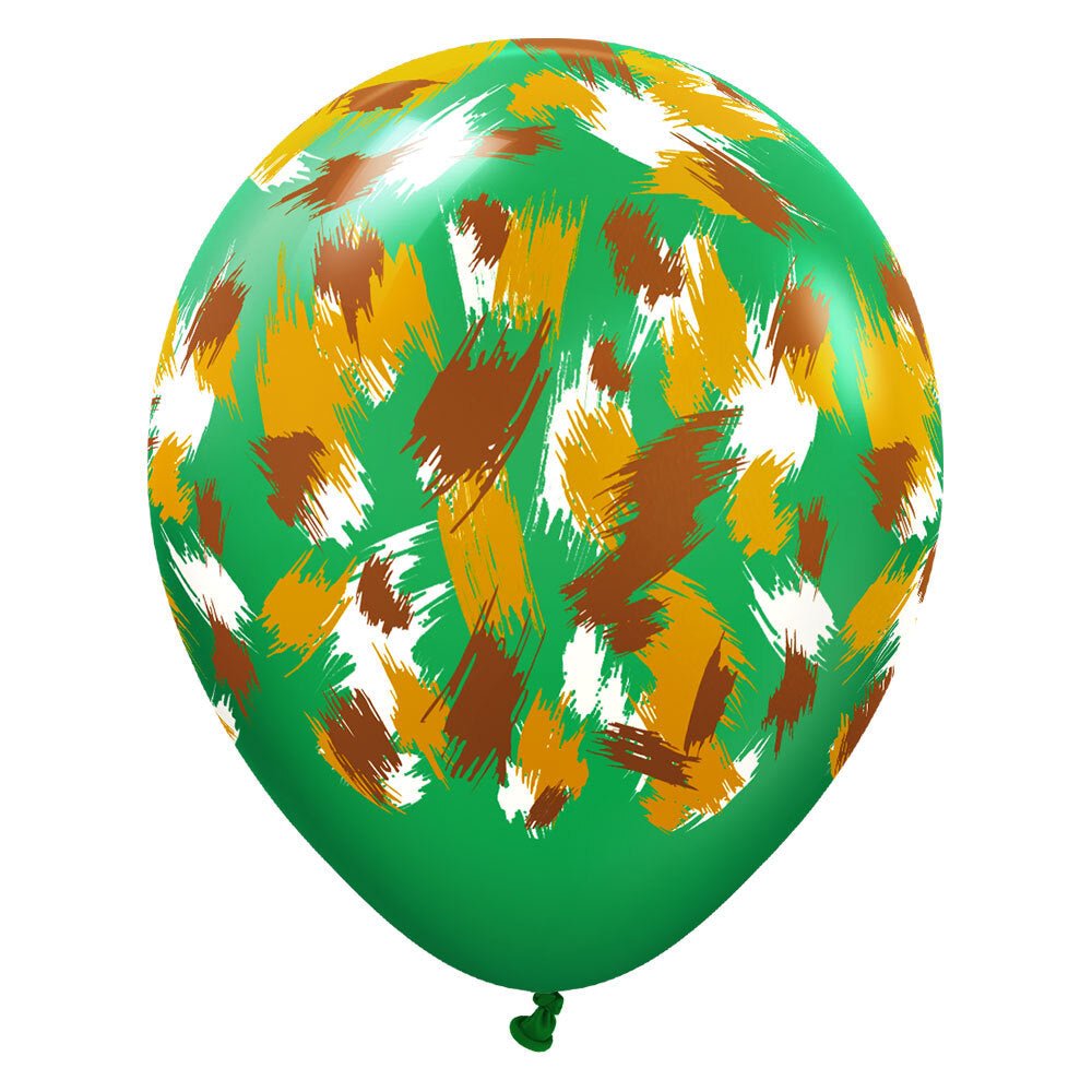 Latex Balloons Safari Savanna Green 12 Inch