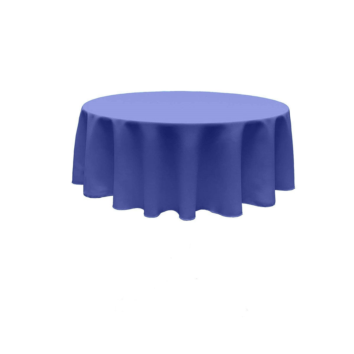 120" Round Poly Poplin Fabric - Seamless Tablecloth, 100% Polyester, 120" Diameter (1 Piece)