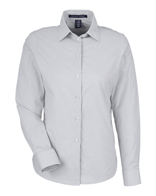 Women's CrownLux Performance Microstripe Dress Shirt