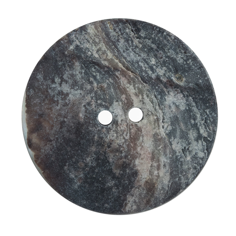 Italian Red 2-Hole Shell Button - 54L/34mm