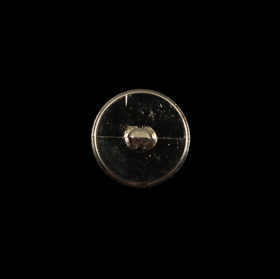 Italian Gold Chrome Plated Plastic Button - 20L/12.5mm