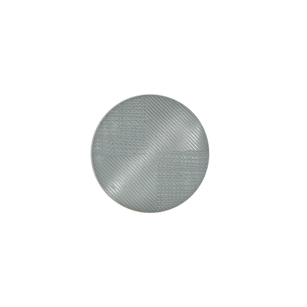Italian Gray Plastic Shank Back Button - 24L/15mm