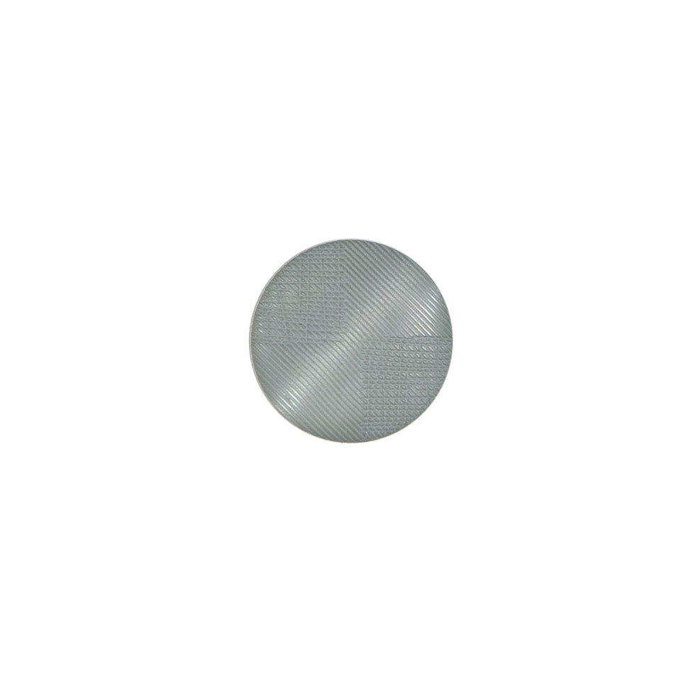 Italian Gray Shank Back Plastic Button - 18L/11.5mm