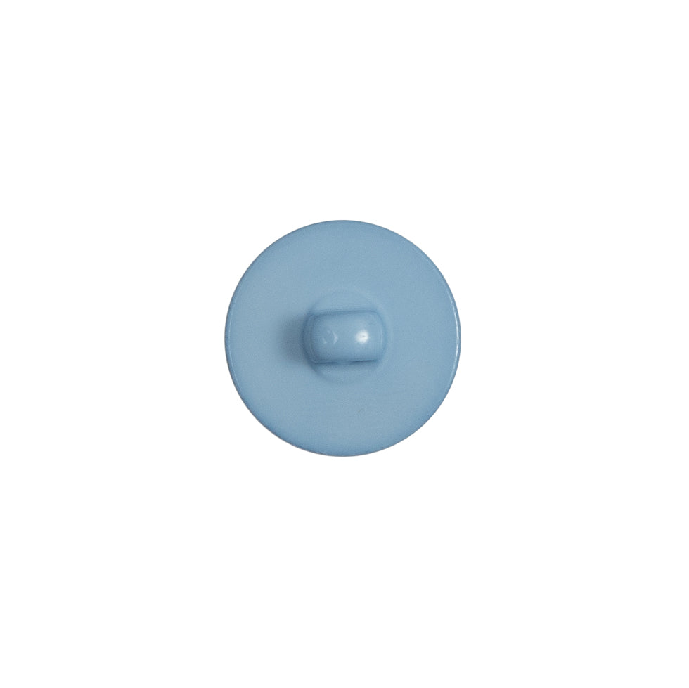Italian Blue Plastic Shank Back Button - 20L/12.5mm