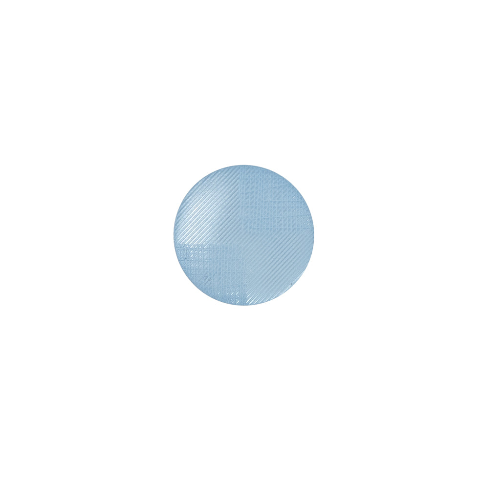 Italian Blue Plastic Shank Back Button - 18L/11.5mm
