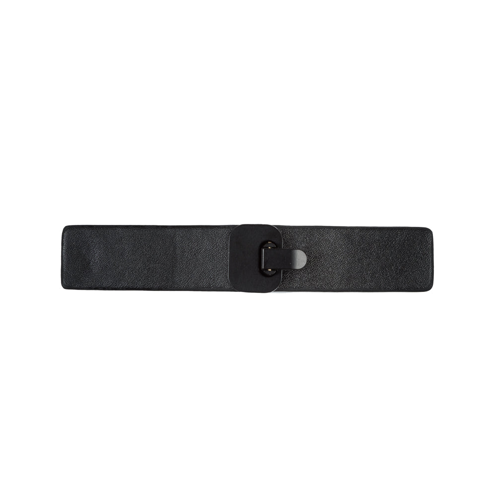 Italian Black on Black Snap Closure - 5.5"