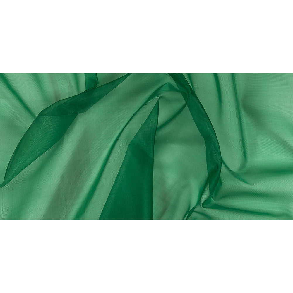 Stiff Polyester Organdy - Kelly Green - Rhiannon Collection