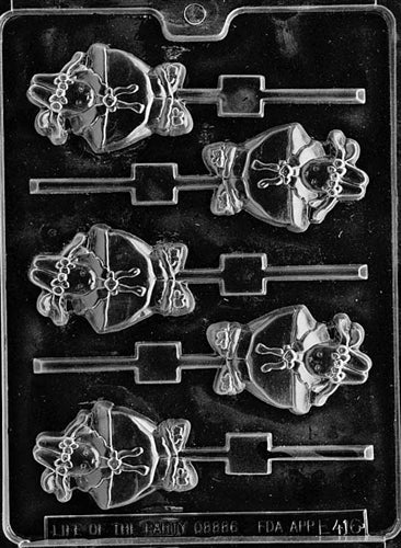 Ballet Bunny Lolly Chocolate Mold