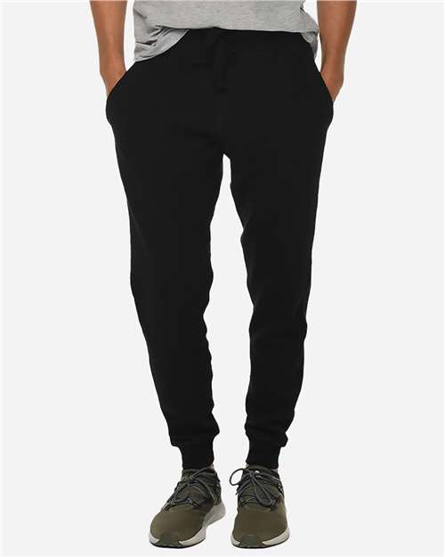 Unisex Premium Cotton Blend Jogger Pants with Fleece & Ribbed Cuffs
