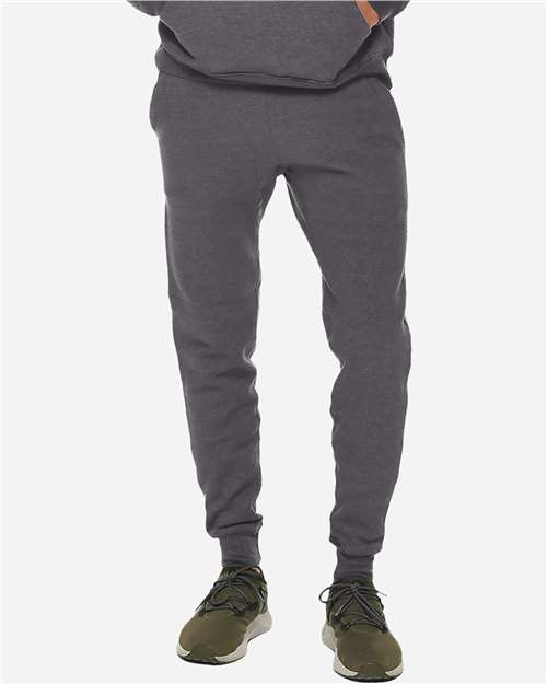 Unisex Premium Cotton Blend Jogger Pants with Fleece & Ribbed Cuffs