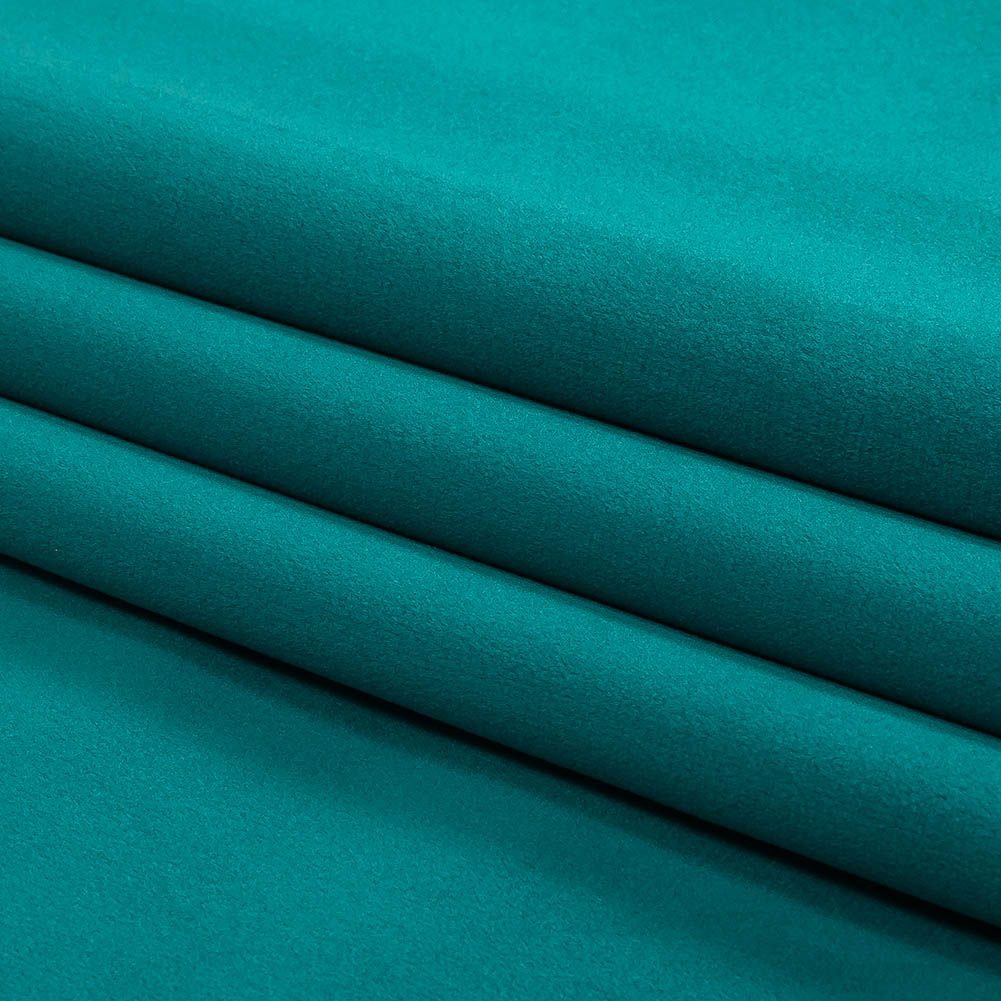Harbor Blue Creamy Polyester Velvet