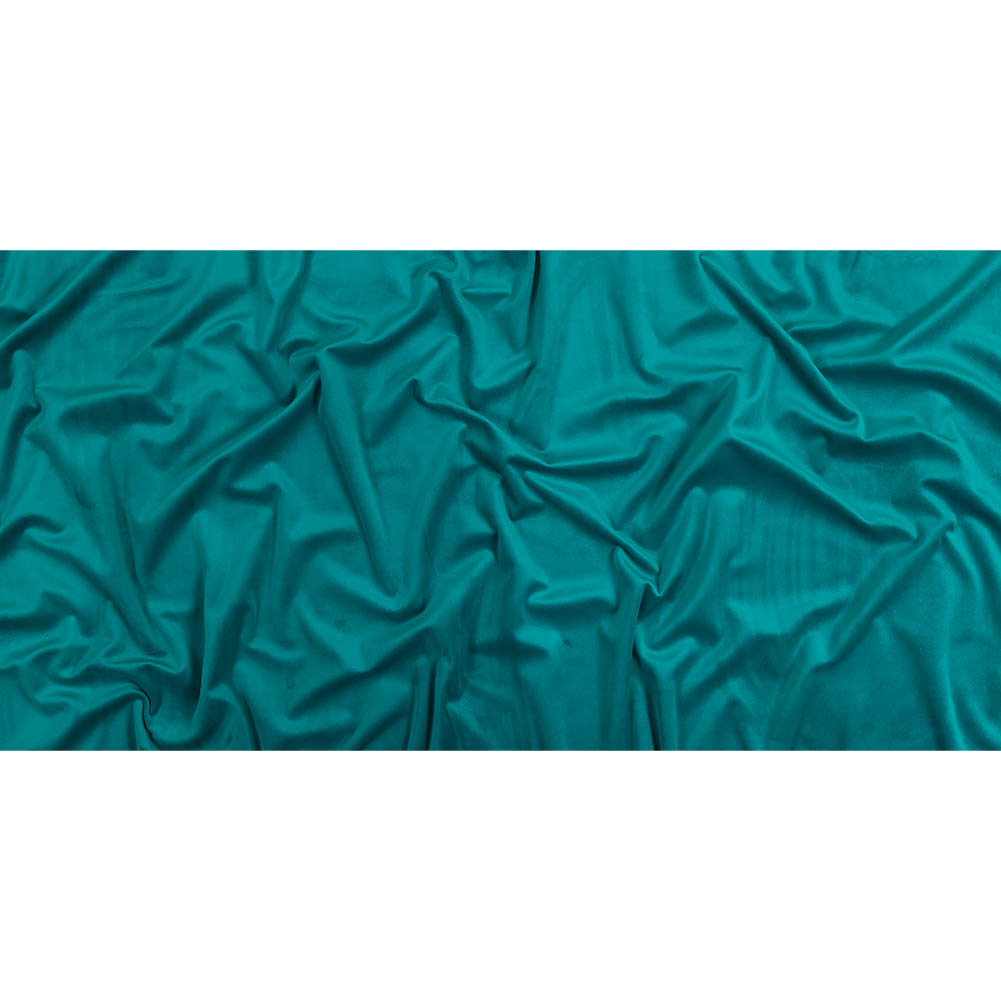 Harbor Blue Creamy Polyester Velvet