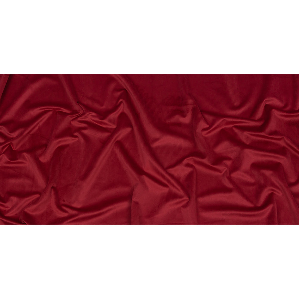 Bordeaux Creamy Polyester Velvet