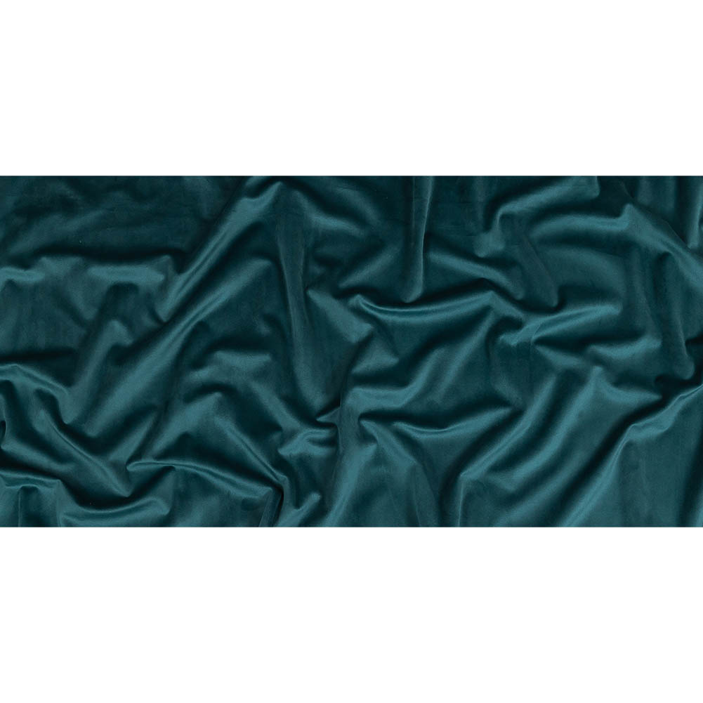 Dusk Blue Creamy Polyester Velvet