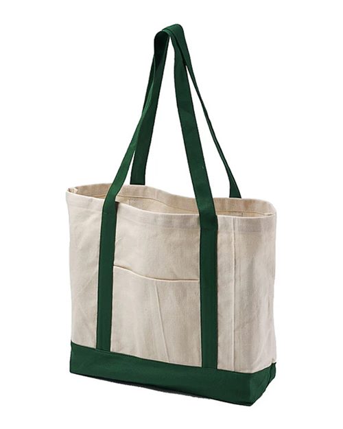 BAGedge Canvas Tote with External Pocket