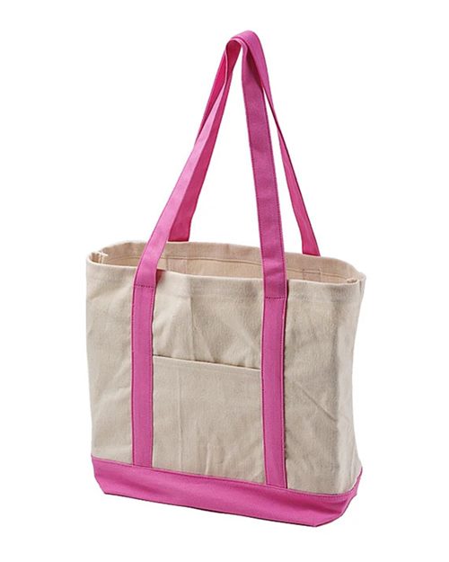 BAGedge Canvas Tote with External Pocket