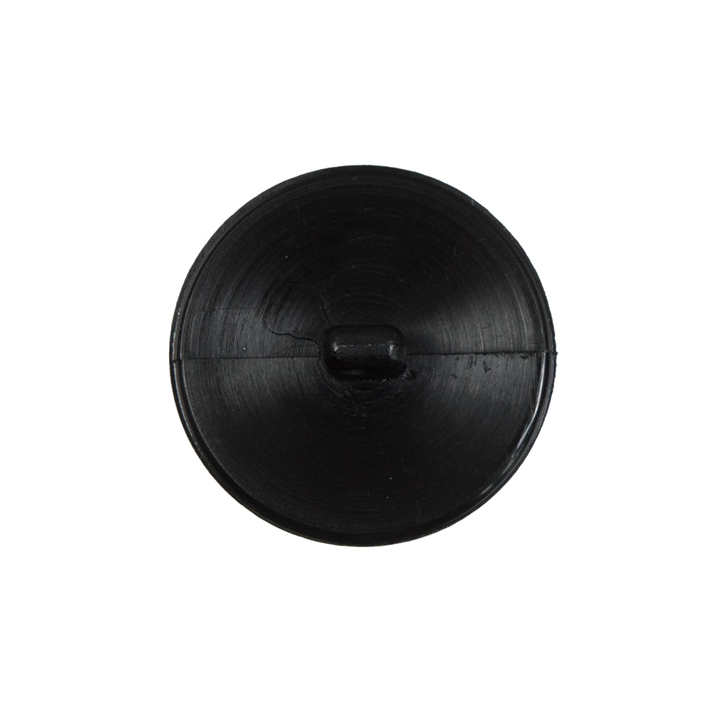 Italian Black Plated Bevel-Cut Button - 36L/23mm