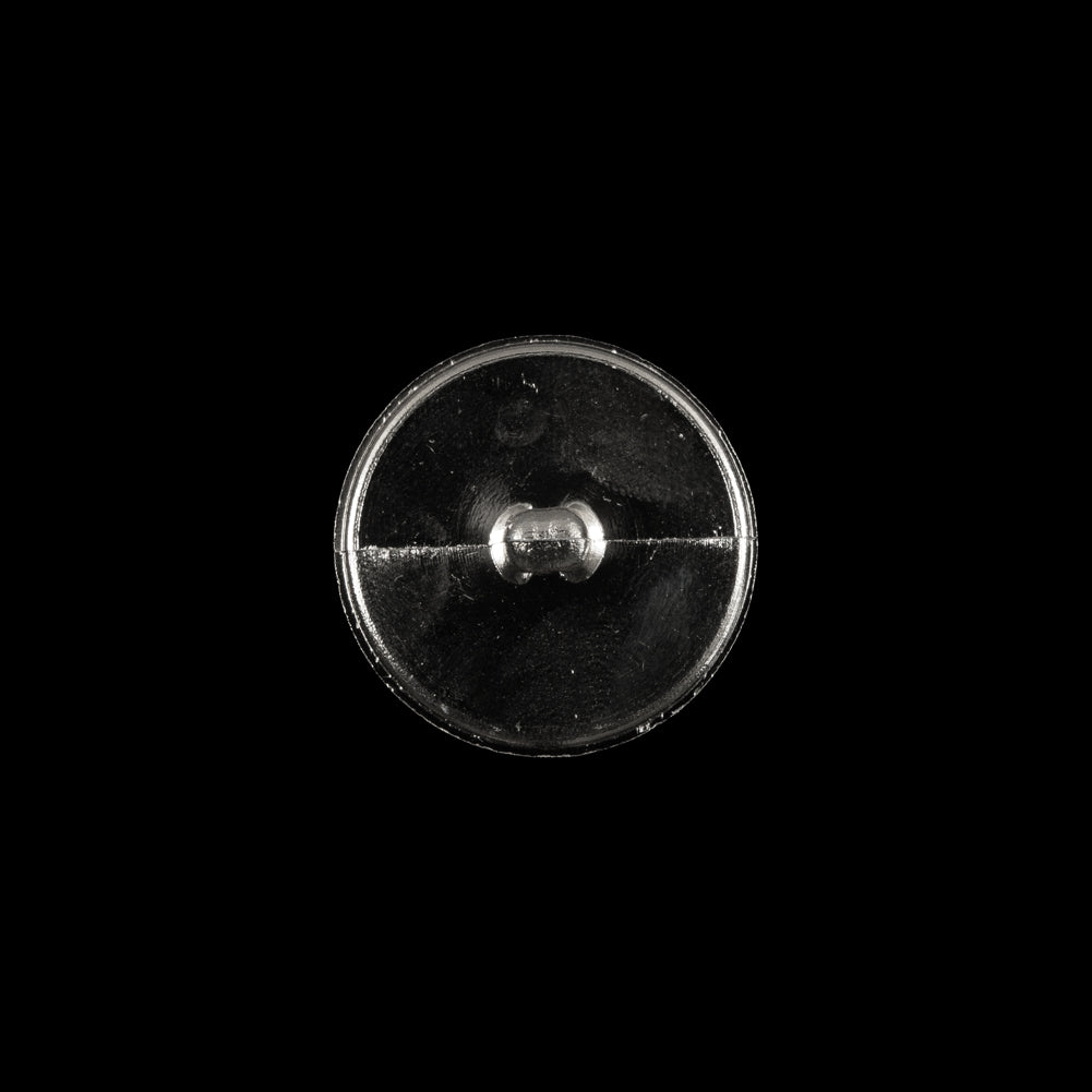 Italian Silver Textured Shank Back Button - 24L/15mm