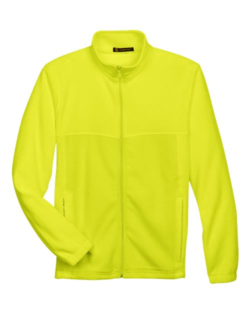 Harriton Men's Full-Zip Fleece Jacket