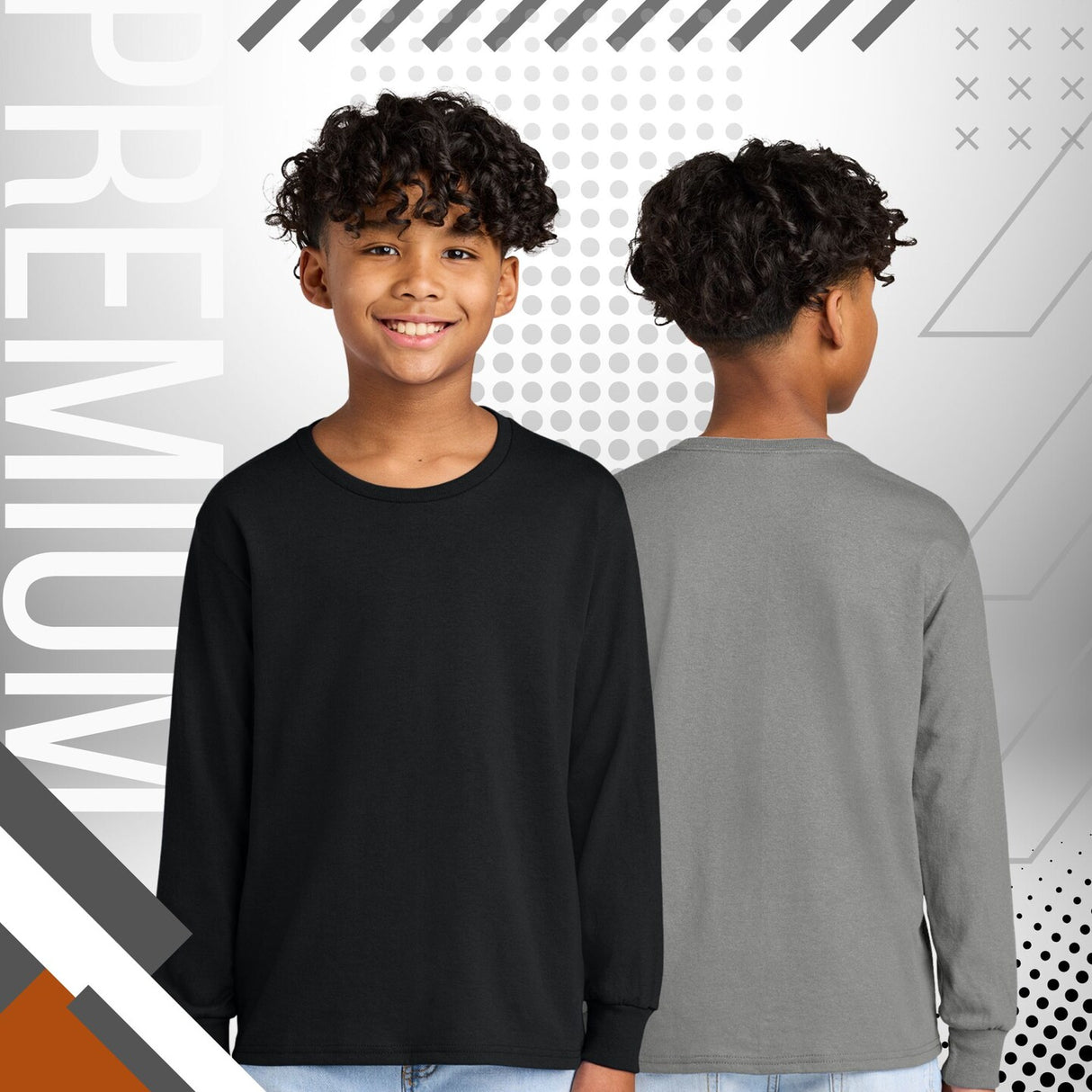 Jerzees® Youth Dri-Power® 50/50 Cotton/Poly Long Sleeve T-Shirt