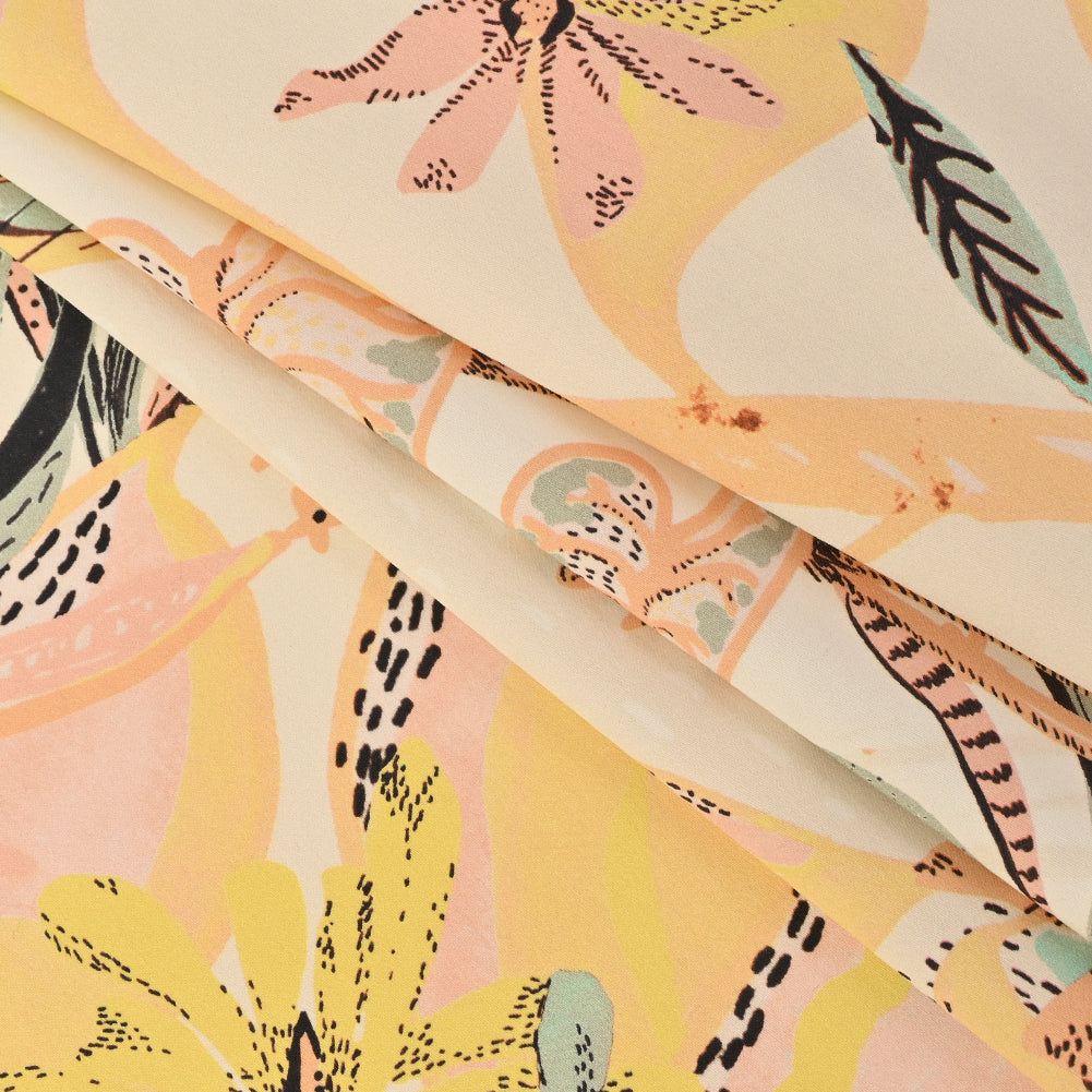Mood Exclusive Aromatic Reverie Peach Stretch Cotton Sateen