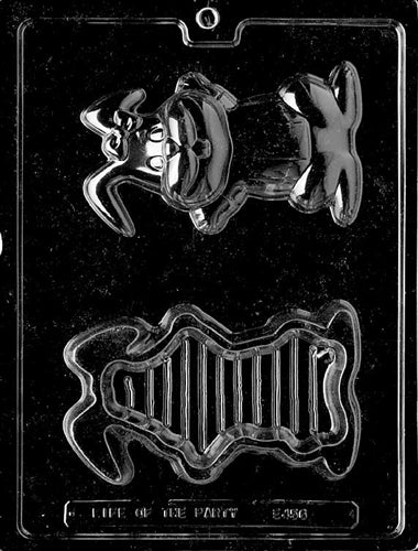 Flop Ear Bunny Pour Box Chocolate Mold - LPE456