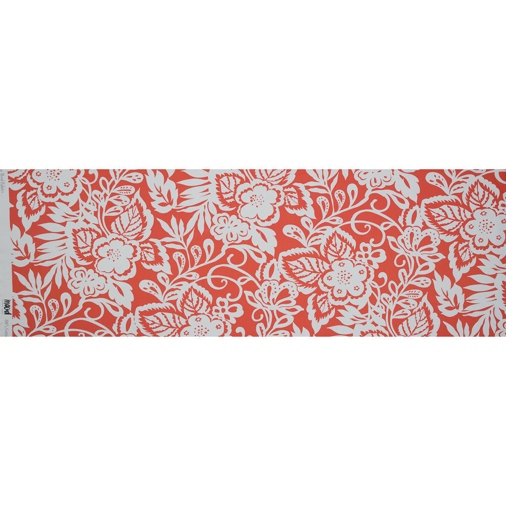 Mood Exclusive Implicacion de la Sinceridad Orange Cotton Poplin