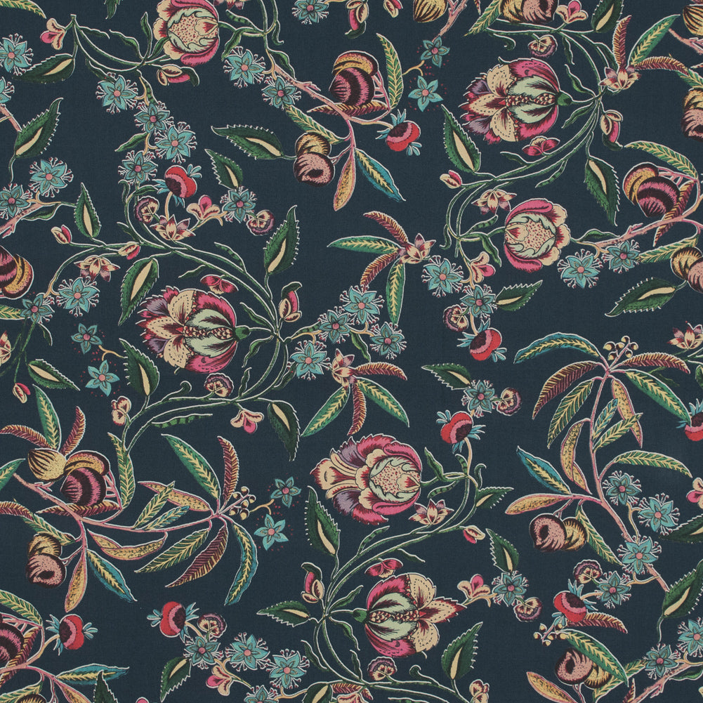 Mood Exclusive Wonka and the Chocolate Fabric Dark Gray Cotton Poplin