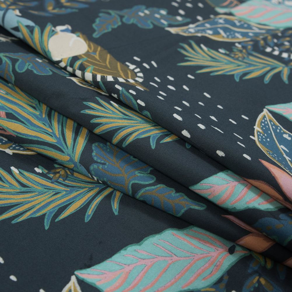 Mood Exclusive Isola Avventura Midnight Blue Cotton Poplin