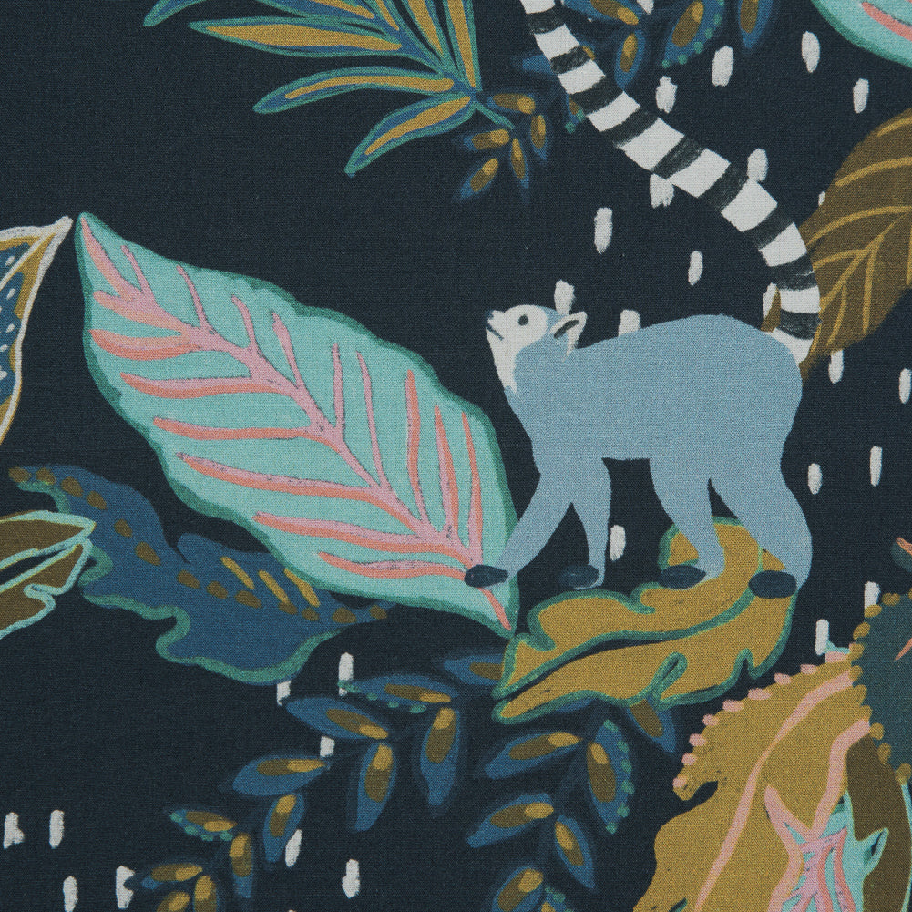 Mood Exclusive Isola Avventura Midnight Blue Cotton Poplin