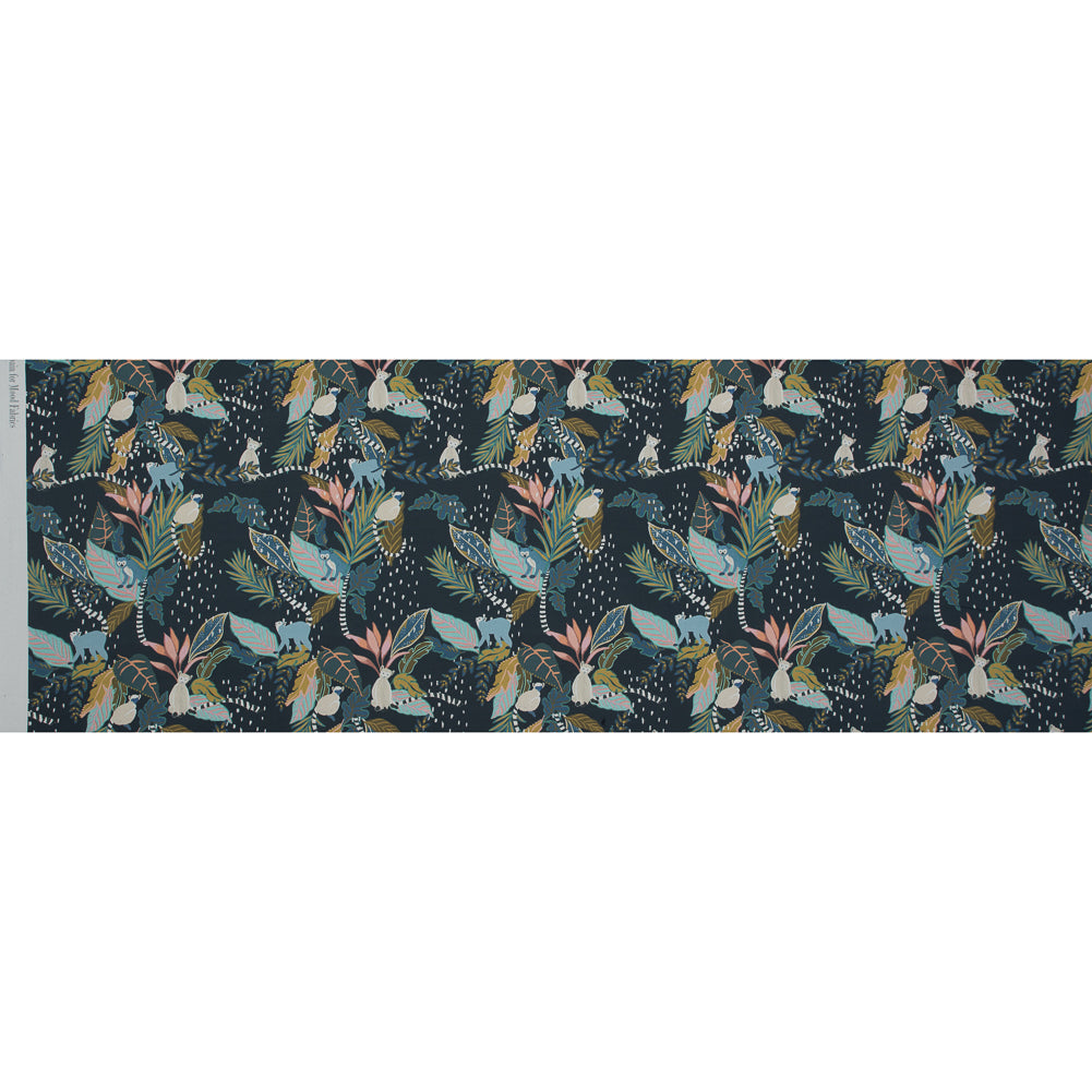 Mood Exclusive Isola Avventura Midnight Blue Cotton Poplin