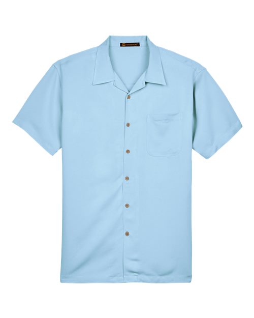 Harriton Men's Bahama Cord Camp Shirt