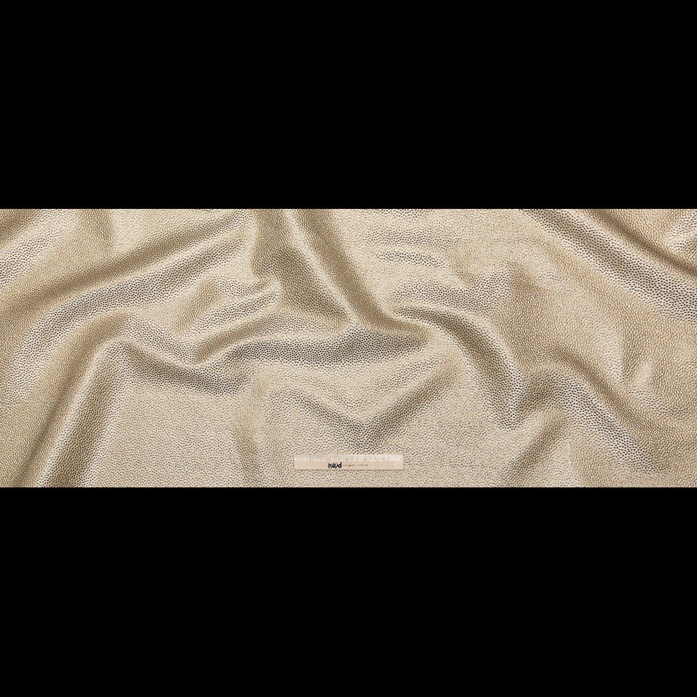 Metallic Gold Cheetah Spotted Luxury Brocade