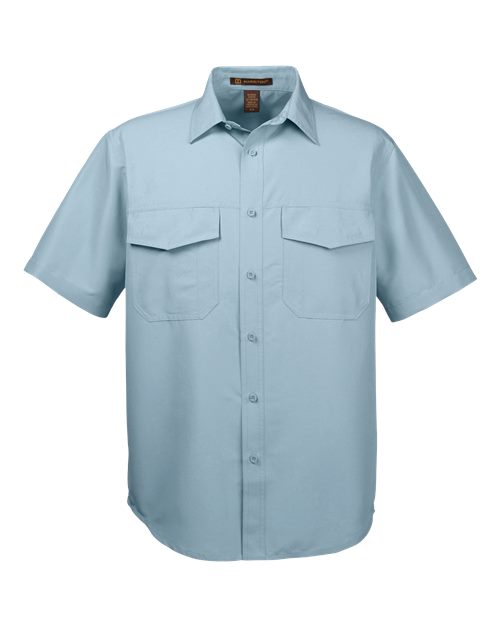 Harriton Men's Key West Short Sleeve Performance Staff Shirt