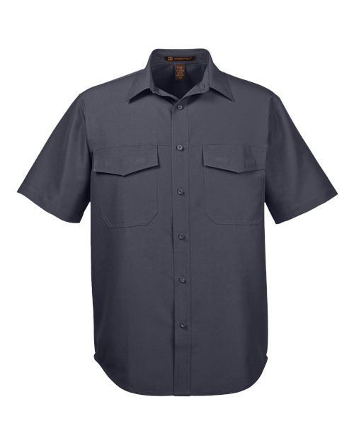 Harriton Men's Key West Short Sleeve Performance Staff Shirt
