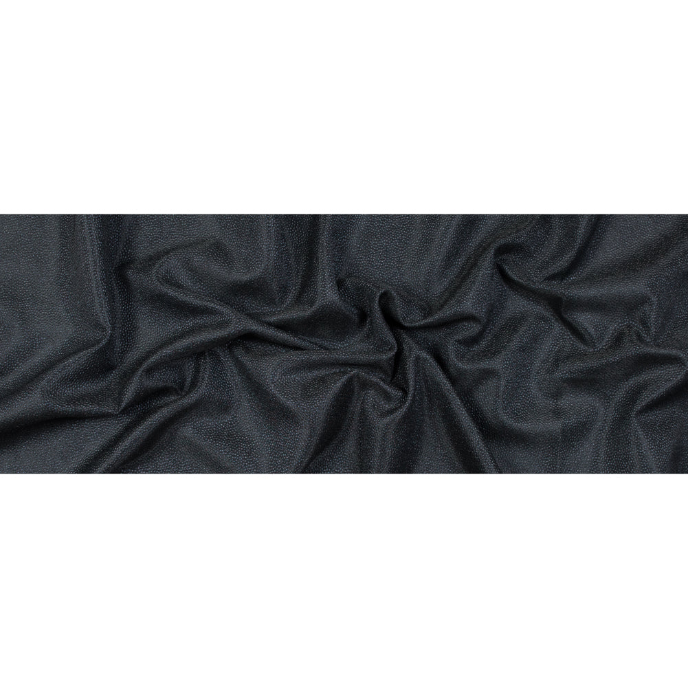 Metallic Navy and Black Cheetah Spotted Luxury Brocade