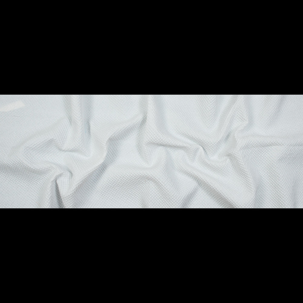 Marylin Metallic White Diamond Quilted Brocade