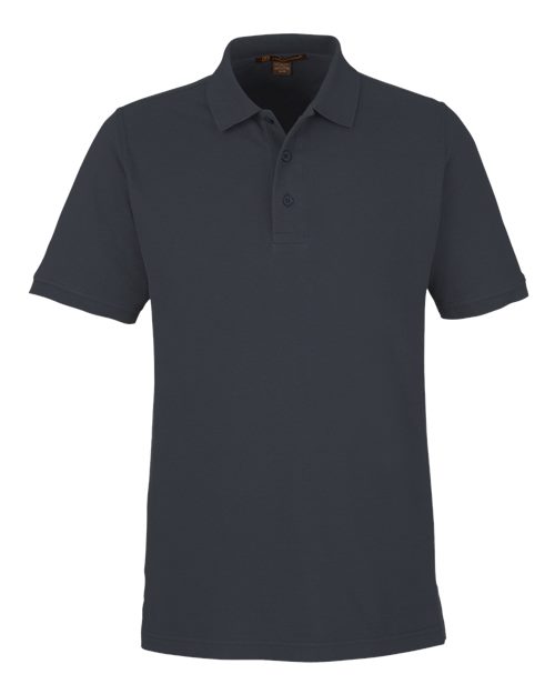 Harriton Men's Valiant Cotton Snag Protect Polo