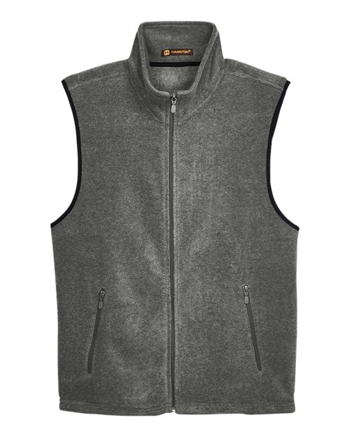 Harriton Unisex Fleece Full-Zip Vest