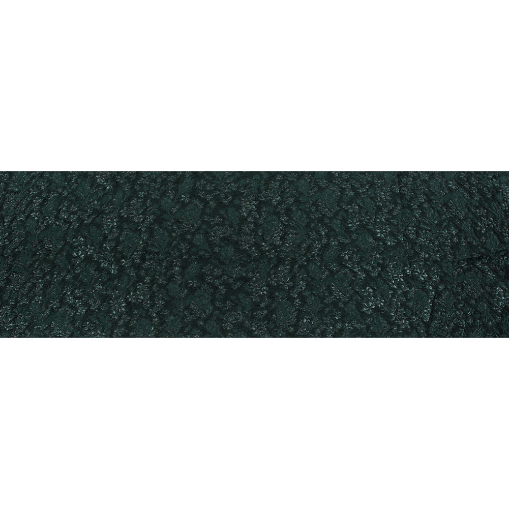 Emerald Green Luxury Floral Metallic Brocade