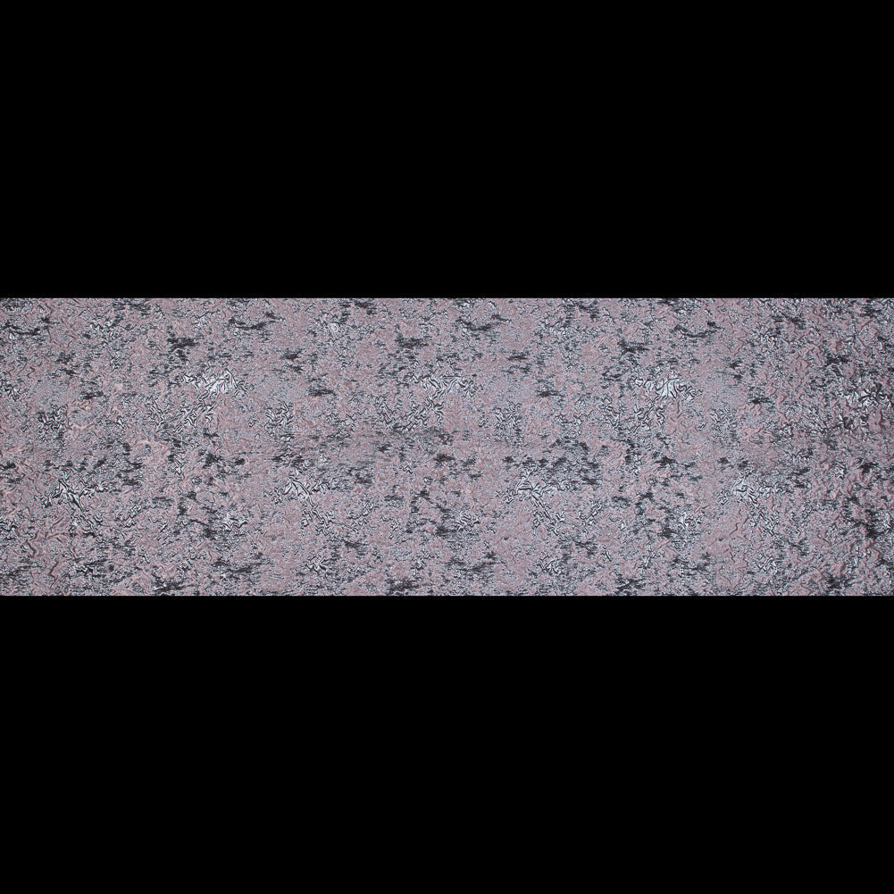Pink and Gunmetal Luxury Abstract Metallic Brocade