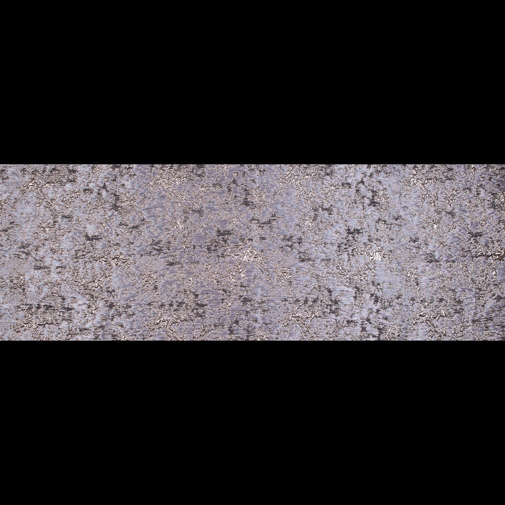 Pale Orchid and Rose Gold Luxury Abstract Metallic Brocade
