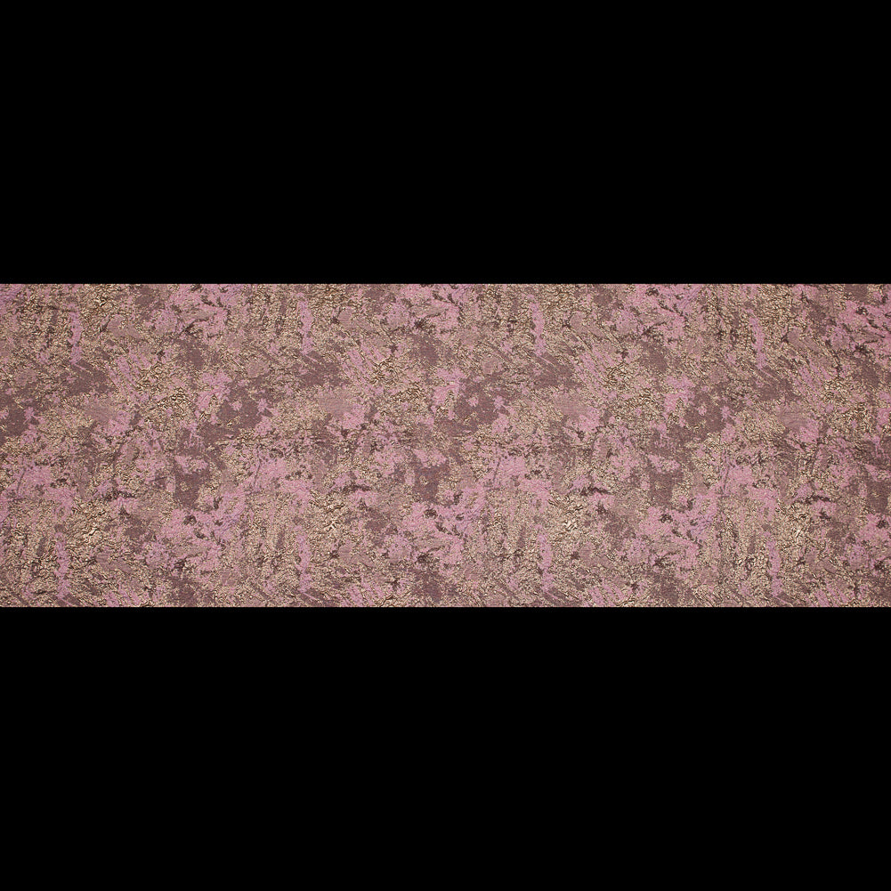Gold and Pink Luxury Abstract Metallic Brocade