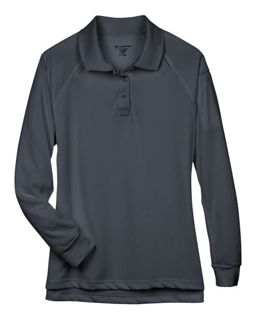 Harriton Women's Advantage Long Sleeve Tactical Polo