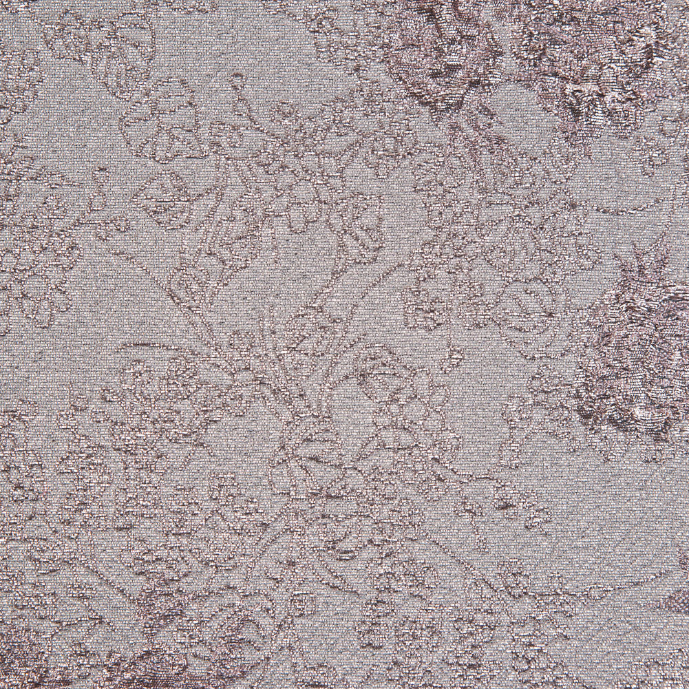 Pink Luxury Floral Metallic Brocade