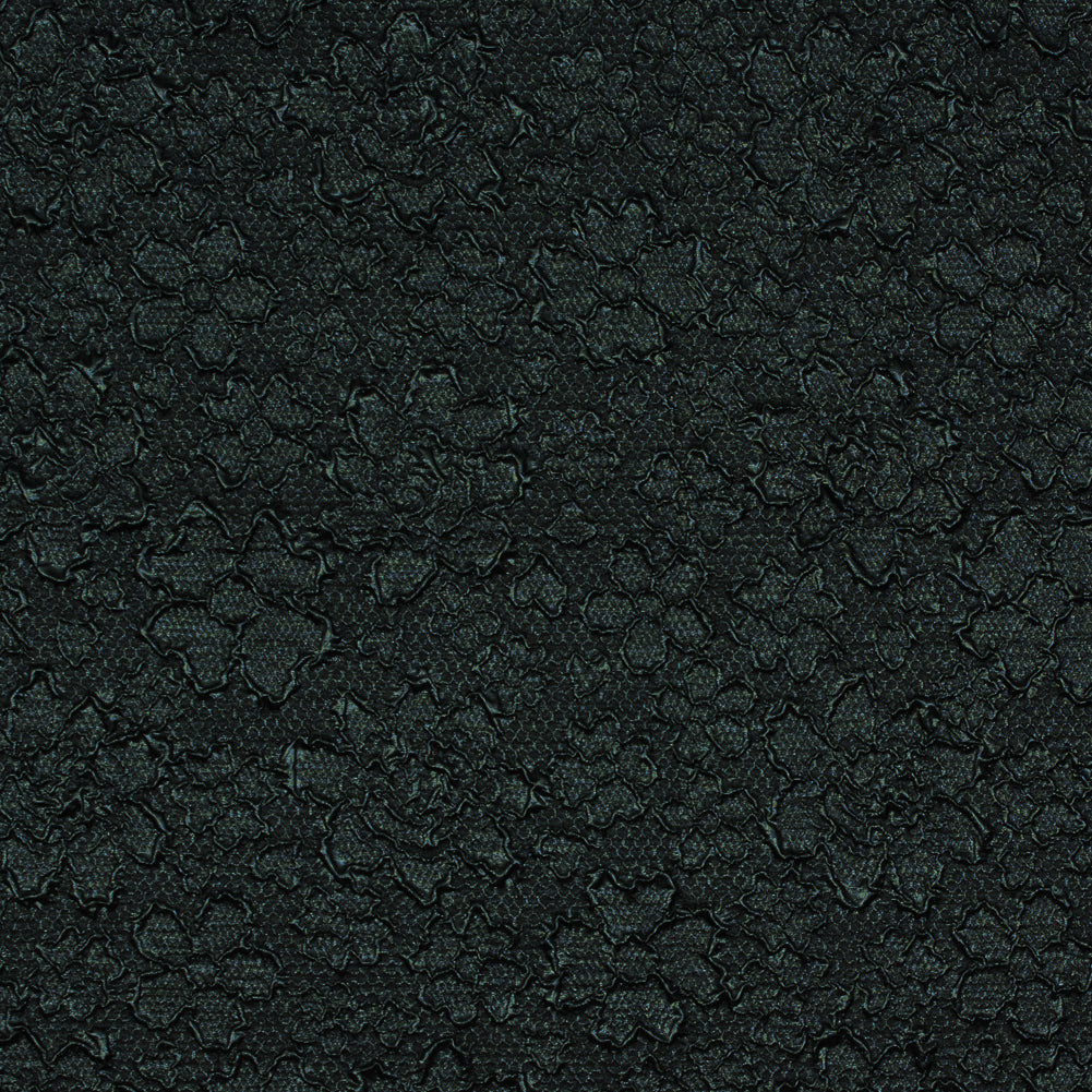 Forest Green Luxury Floral Metallic Brocade