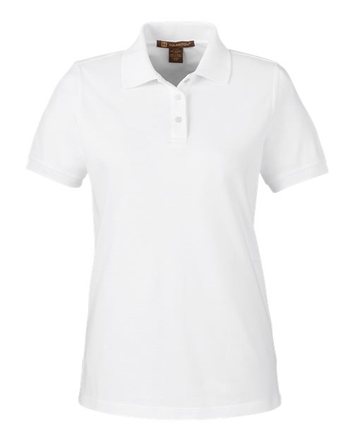 Harriton Women's Valiant Cotton Snag Protect Polo