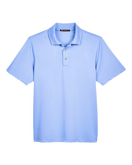 Harriton Men's Advantage Snag Protection Plus Snap Placket Polo