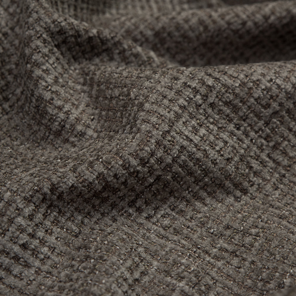 Quartz Checkered Polyester Chenille