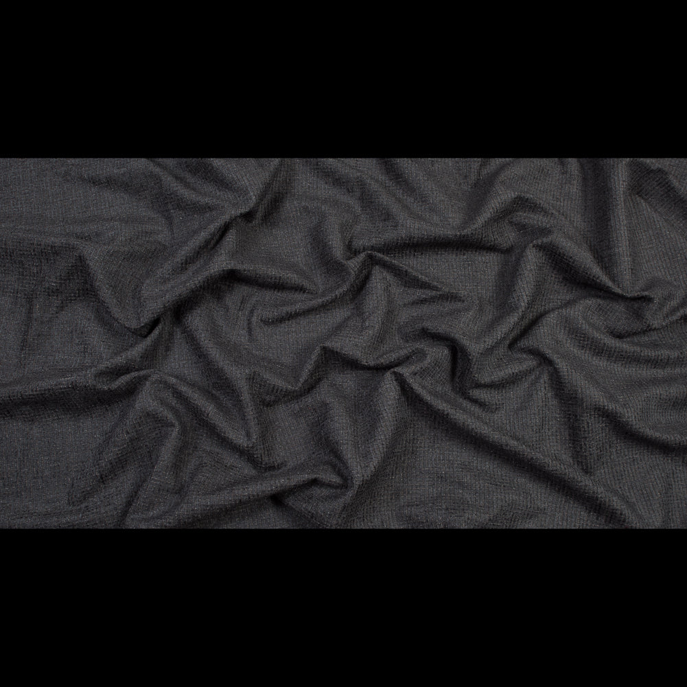 Onyx Checkered Polyester Chenille